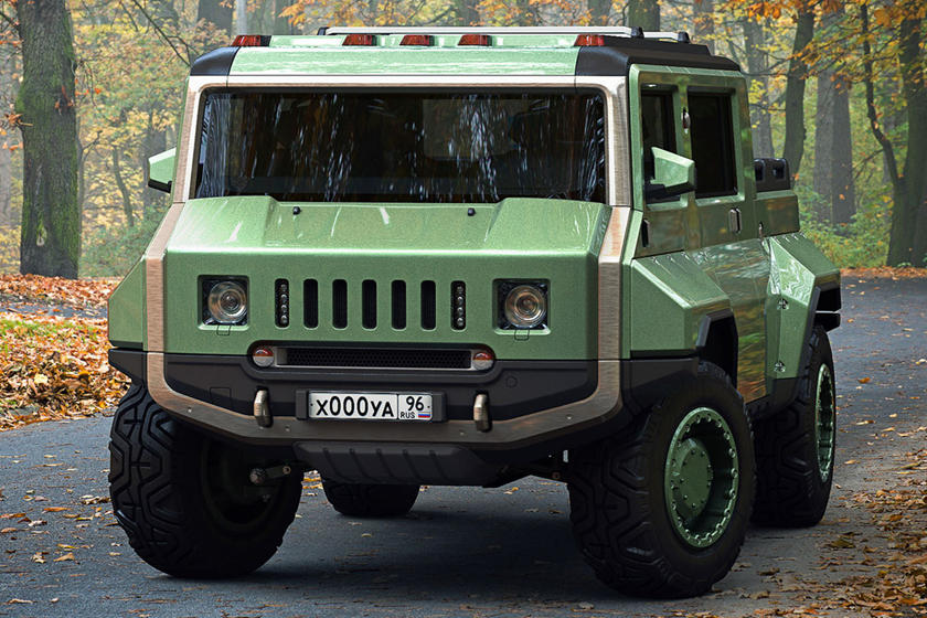 H-UAZ là một phương tiện khiến người ta liên tưởng tới những chiếc Hummer của quân đội Mỹ