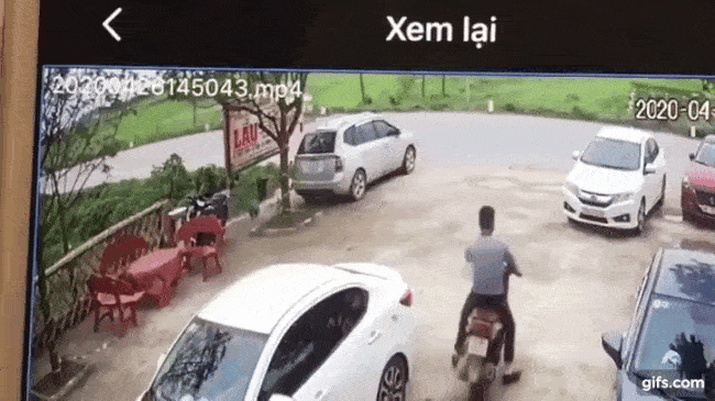 Khoảnh khắc vụ tai nạn xảy ra