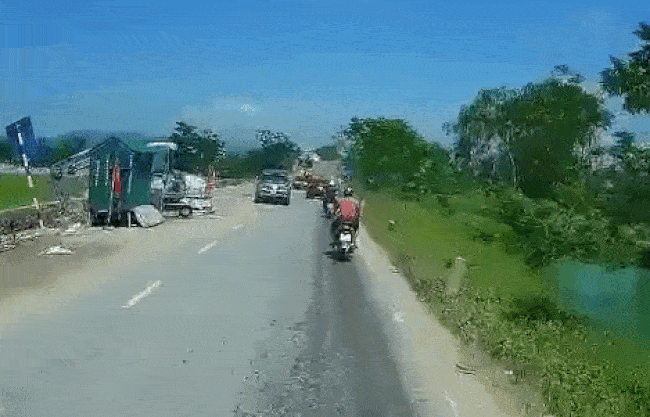 Khoảnh khắc vụ tai nạn xảy ra
