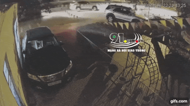 Khoảnh khắc vụ tai nạn xảy ra Khoảnh khắc vụ tai nạn xảy ra