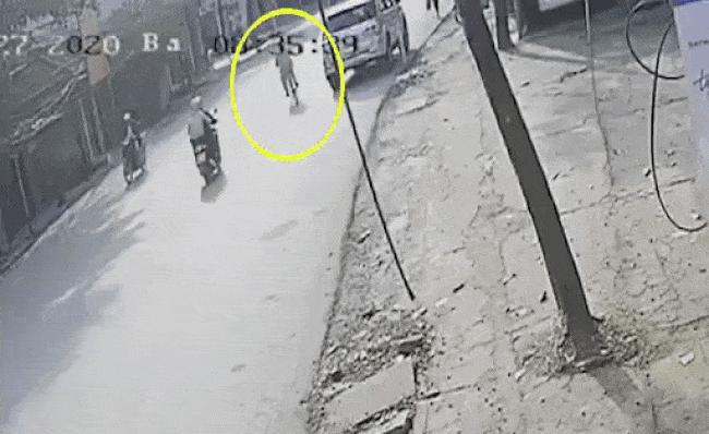 Khoảnh khắc vụ tai nạn xảy ra