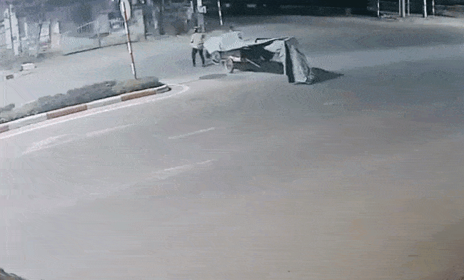 Khoảnh khắc vụ tai nạn xảy ra