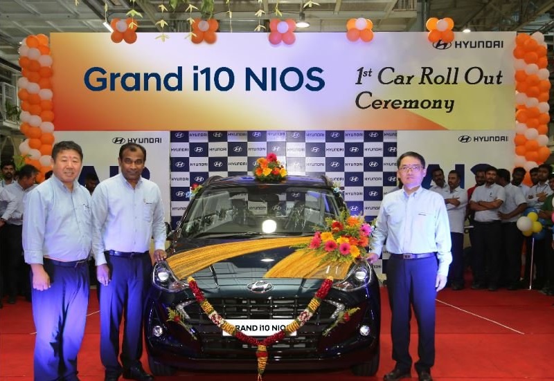 Chiếc Hyundai Grand i10 2019 đầu tiên xuất xưởng tại Ấn Độ