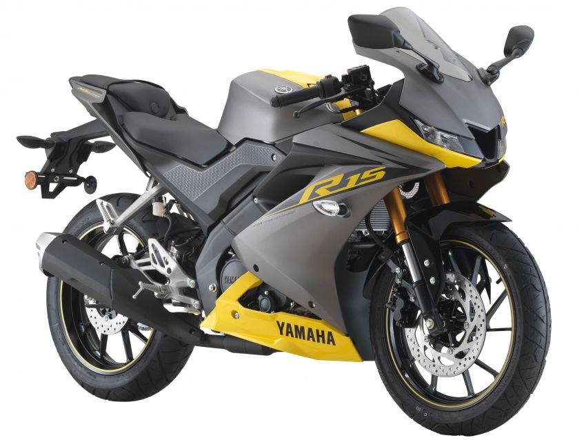 Yamaha R15 màu Xám Vàng
