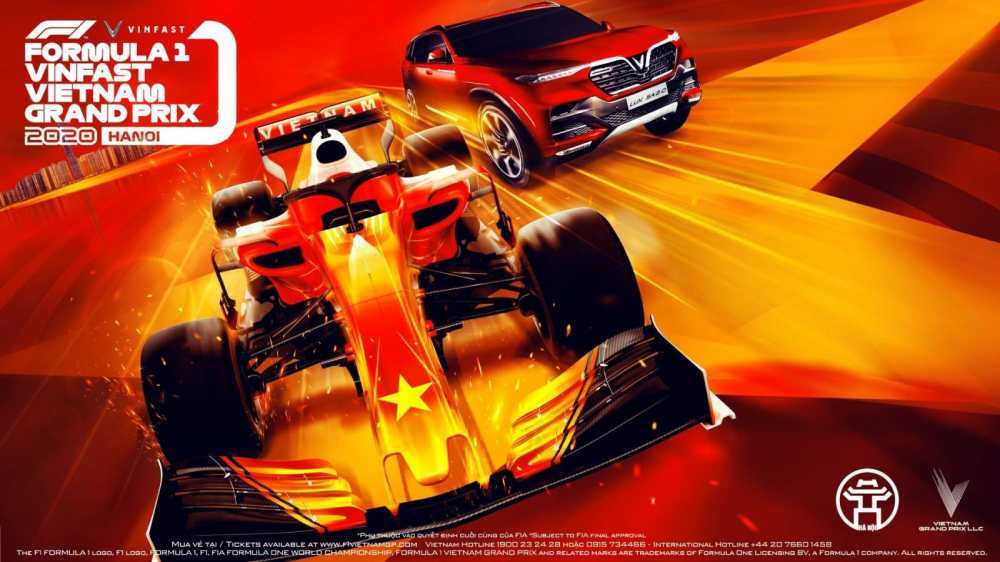 Với việc VinFast trở thành nhà tài trợ chính, chặng đua Công thức 1 tại Việt Nam sẽ có tên gọi quốc tế là Formula 1 VinFast Vietnam Grand Prix 2020