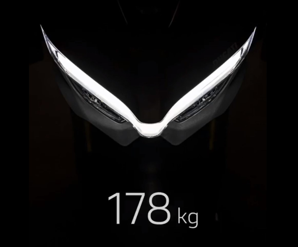 Trọng lượng của Ducati Streetfighter V4 2020 chỉ vỏn vẹn 178 kg