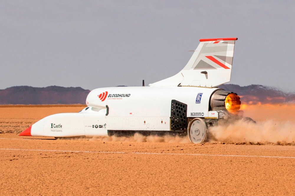 Bloodhound LSR có mục tiêu cuối cùng là lập kỷ lục tốc độ trên đất liền mới ở 1.609 km/h