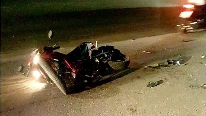 4 vụ tai nạn xe mô tô liên tiếp xảy ra trong đêm ngày 19, rạng sáng 20/11 tại Bình Dương (Ảnh: Facebook)