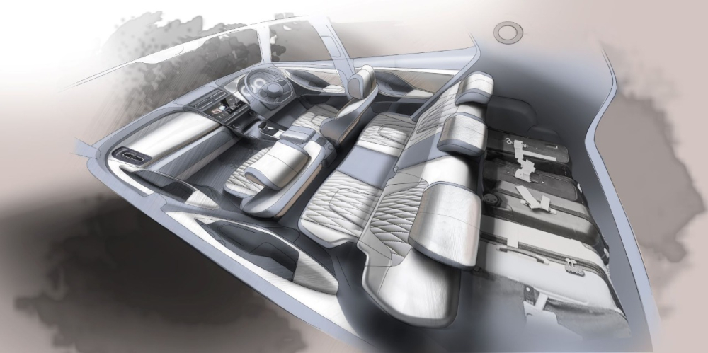 Hình ảnh phác họa nội thất chính thức của Hyundai Creta 2020