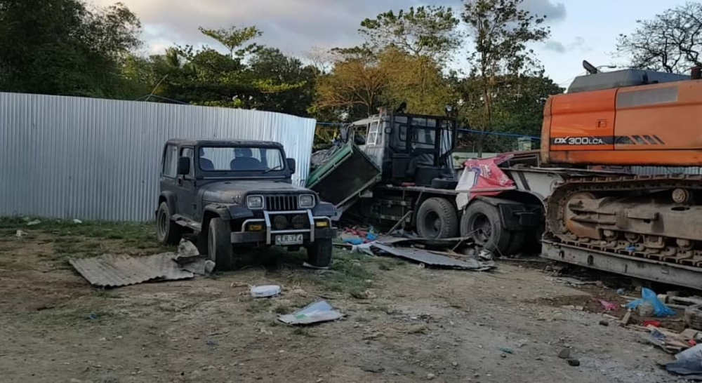 Hiện trường vụ tai nạn ô tô tải nghiêm trọng tại Philippines