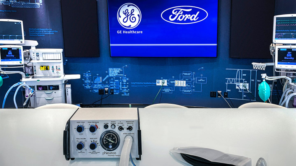 Ford kết hợp GE Healthcare trong việc sản xuất máy thở chống đại dịch COVID-19