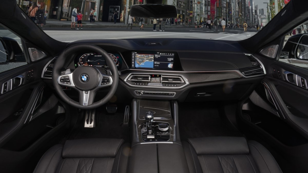 Tổng thể nội thất của BMW X6 2020