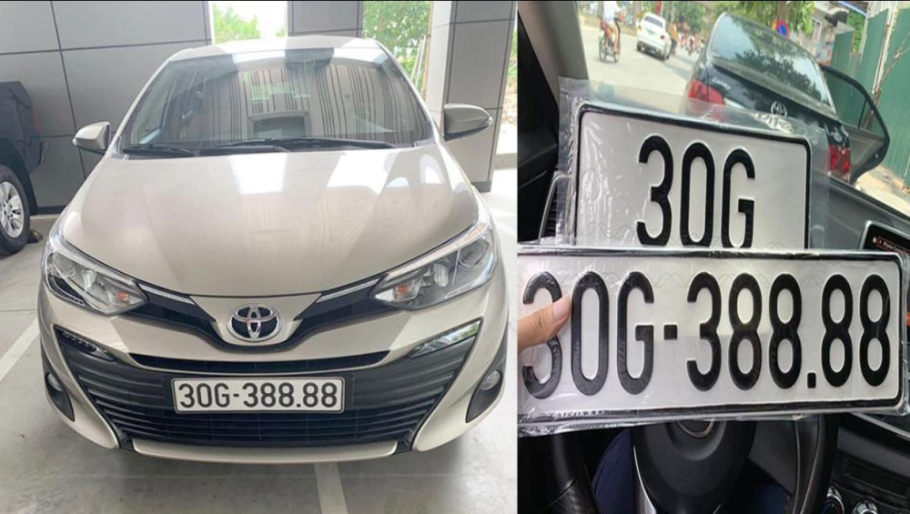 Chiếc Toyota Vios 2020 mang biển số “tài phát”