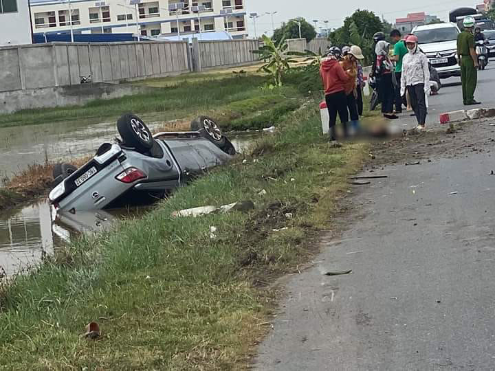 Hiện trường vụ tai nạn tại Nam Định