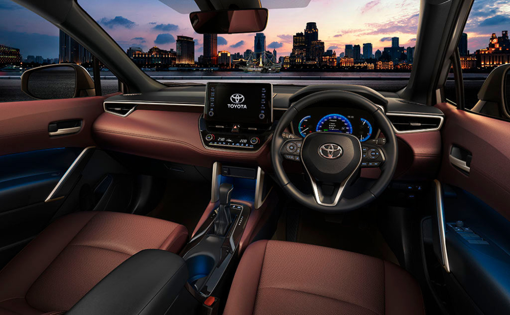 Thiết kế nội thất của Toyota Corolla Cross 2020 gợi liên tưởng đến Corolla mới