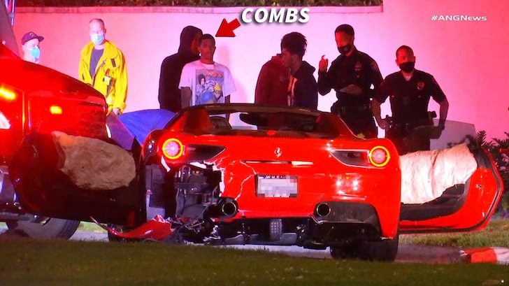 Con trai rapper có tên thật là Sean Combs có mặt tại hiện trường vụ tai nạn