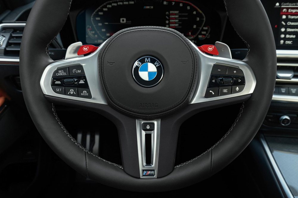 BMW M3 và M4 Competition 2021 có lẫy chuyển số sau vô lăng