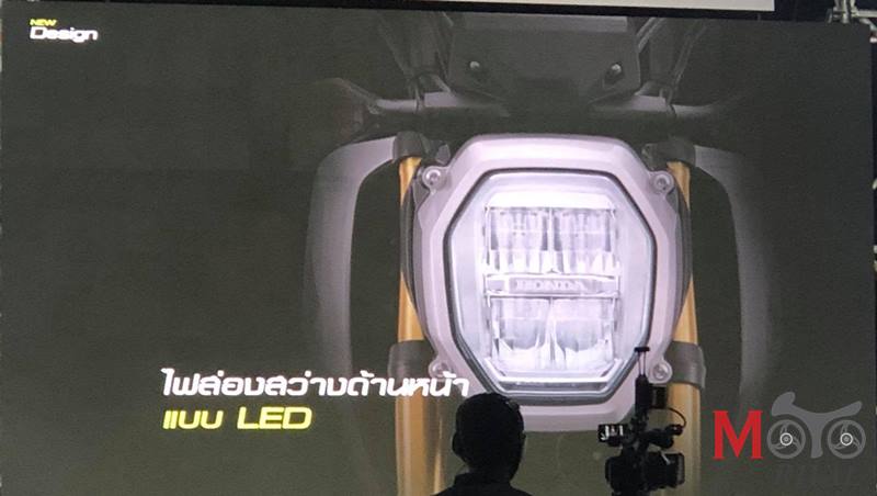Đèn pha mới trên Honda MSX 125 2021