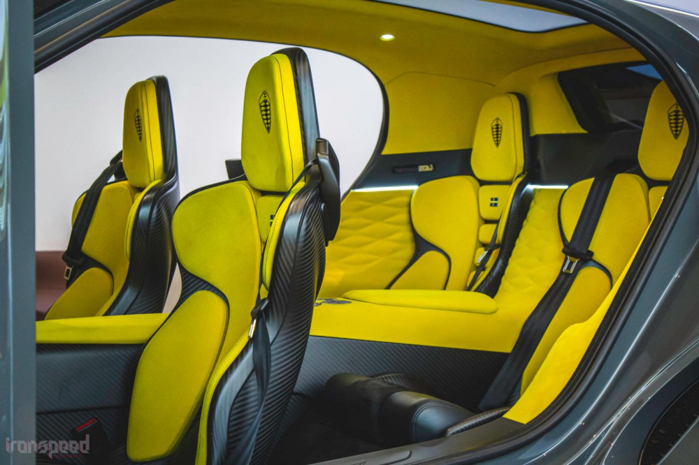Koenigsegg Gemera sở hữu đến 4 ghế ngồi rất phù hợp cho gia đình. Hiện dòng xe hypercar rất kén hãng nào cho ra mắt siêu xe 4 chỗ ngồi như Koenigsegg
