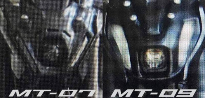 Hình ảnh rõ hơn về đầu đèn pha mới trên Yamaha MT-09 và MT-07 2021