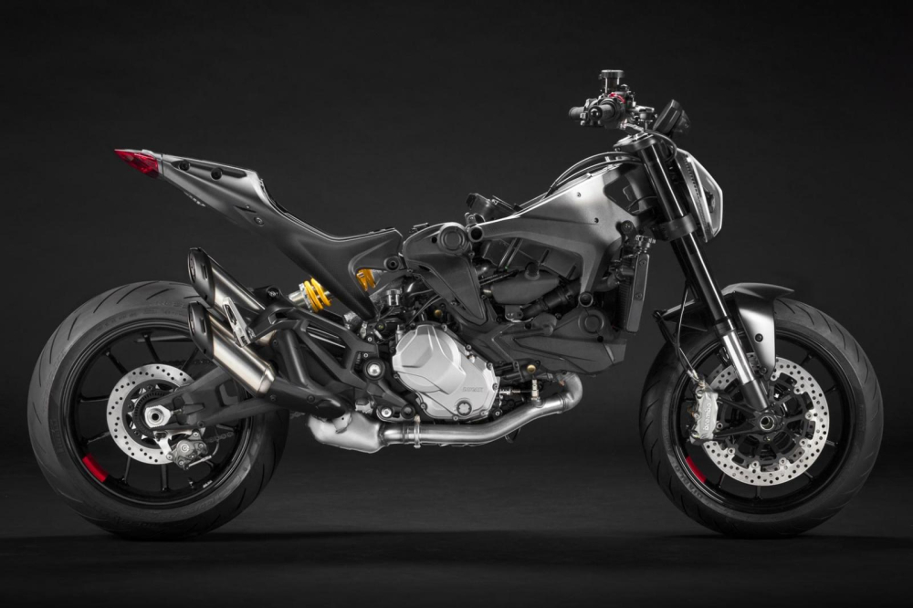 Bộ khung sườn, càng sau hoàn toàn mới của Ducati Monster 2021