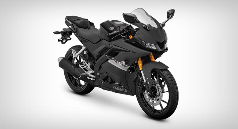 Màu đen quen thuộc trên Yamaha R15 2021