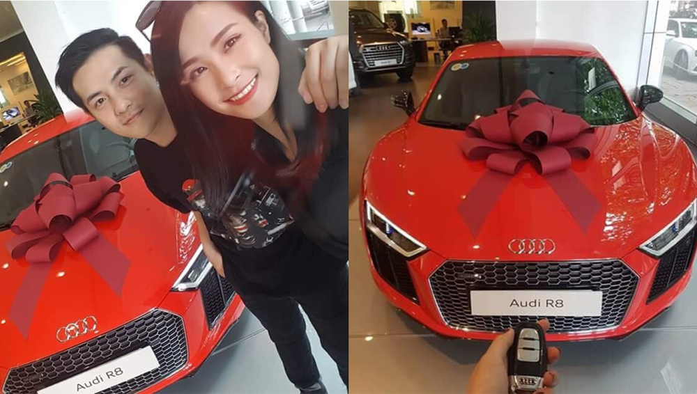 Đông Nhi - Ông Cao Thắng mua siêu xe Audi R8 V10 Plus chính hãng vào đầu năm 2017