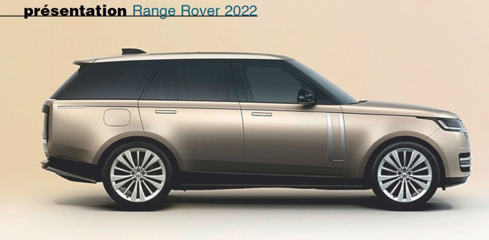 Range Rover 2022 nhìn từ bên sườn