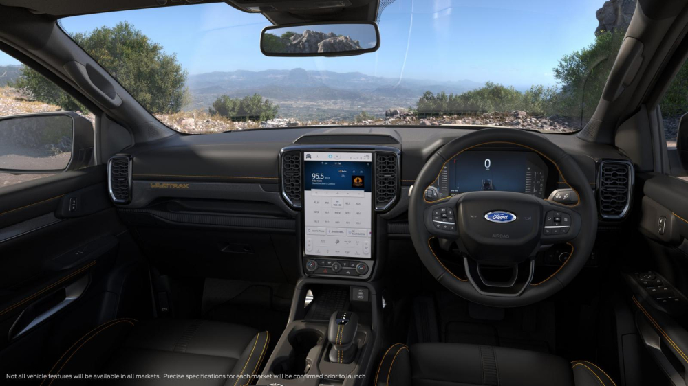 Ford Ranger 2022 có màn hình cảm ứng cỡ lớn