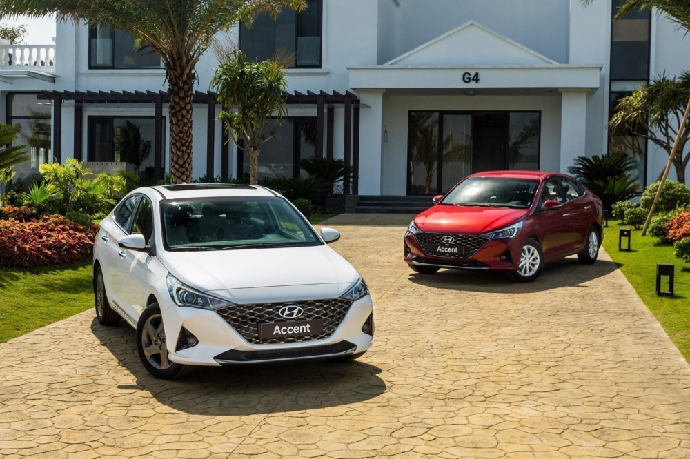 Giá bán của Hyundai Accent khởi điểm từ 426 triệu và cao nhất lên tới 542 triệu đồng.