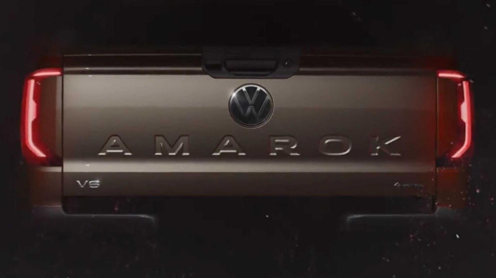 Thiết kế phía sau của Volkswagen Amarok 2023 