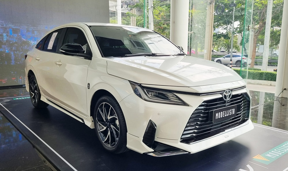 Gói phụ kiện Modellista của Toyota Vios 2023 có giá 48.500 Baht (khoảng 34 triệu đồng) 
