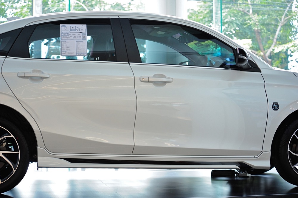Toyota Vios Modellista 2023 có thêm ốp sườn