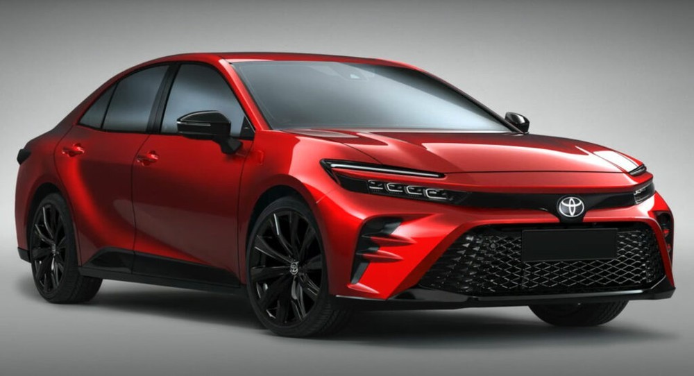 Hình ảnh phác họa Toyota Camry thế hệ mới