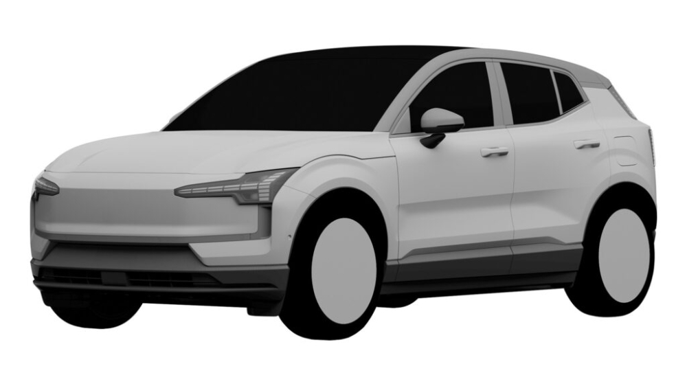 Hình ảnh đăng ký bảo hộ kiểu dáng công nghiệp của Volvo EX30 2024