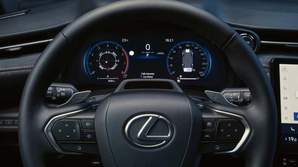 Bảng đồng hồ của Lexus LBX 2024