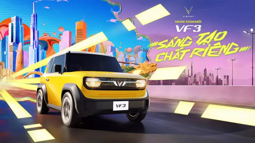 Giá xe VinFast VF3 khởi điểm từ 240 triệu đồng Giá xe VinFast VF3 khởi điểm từ 240 triệu đồng