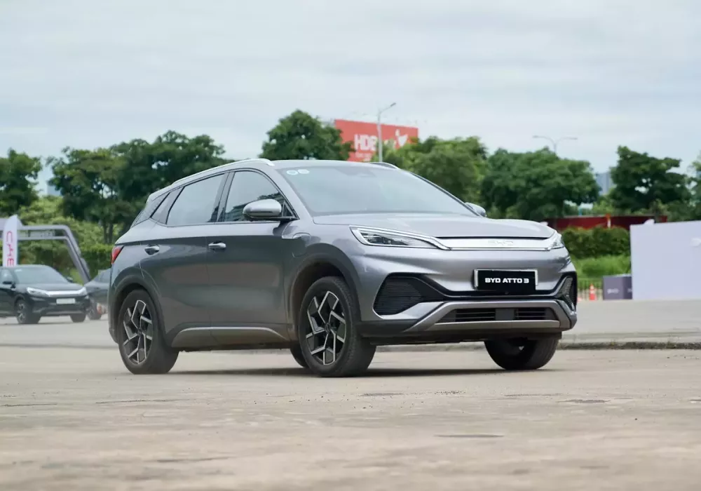 BYD Atto 3 có phạm vi di chuyển tối đa 480 km.