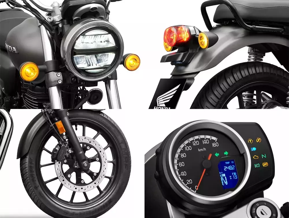 Các trang bị đáng chú ý của Honda CB350 H’ness Các trang bị đáng chú ý của Honda CB350 H’ness